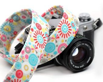 DSLR Camera Strap - Retro, Hipster Strap - Camera Strap - Playground