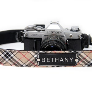 Personalized Camera Strap | Vegan Leather DSLR Strap | Photographer Gift | Custom Camera Strap | Logo Camera Strap | Strap with Name or Logo