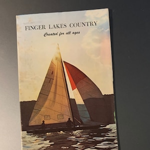 Finger Lakes New York Vintage Brochure, Vacationland, Vintage Travel