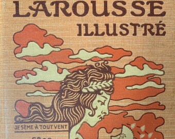 古書　Petit Larousse 1966 フランス語　百科辞典 Vintage French Dictionary Nouveau Petit Larousse Illustre