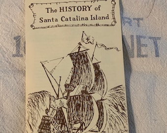 Santa Catalina Island Historical Brochure, 1970s, Vintage Travel Ephemera, California