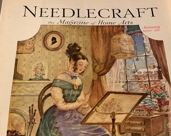 Needlecraft Magazines, 1827-1932, Vintage Advertising, Crochet, Christmas Gifts and more