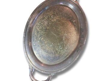 International Silver Camille Silver Plated Butler Tray, 20", Wedding Centerpiece