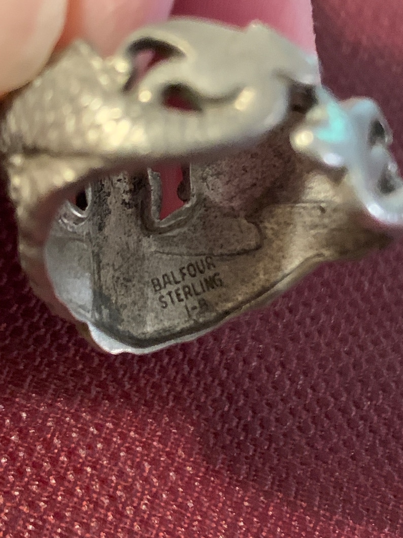 Rare Vintage Balfour US Navy Submarine Insignia Sterling Ring Etsy