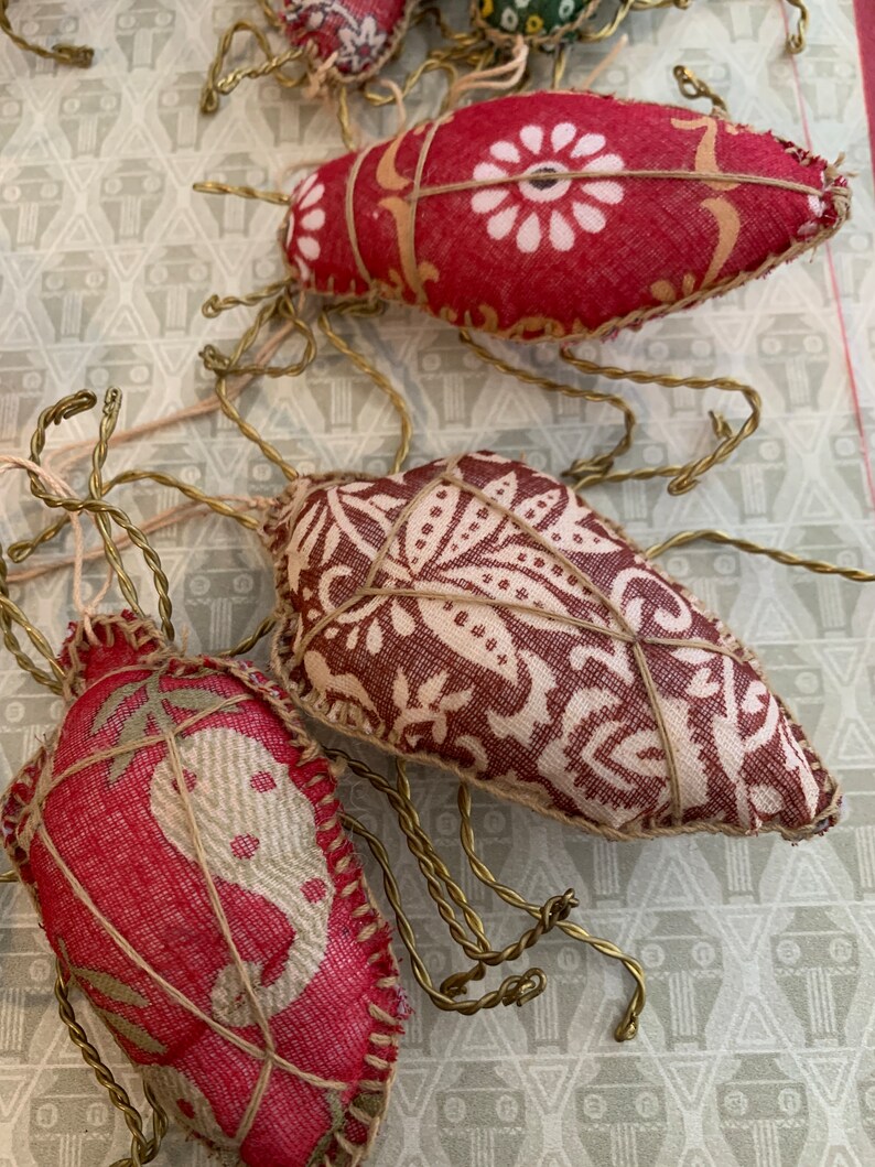 Bug Beetle Ornaments Indian Saree sari Fabric With Metal Etsy