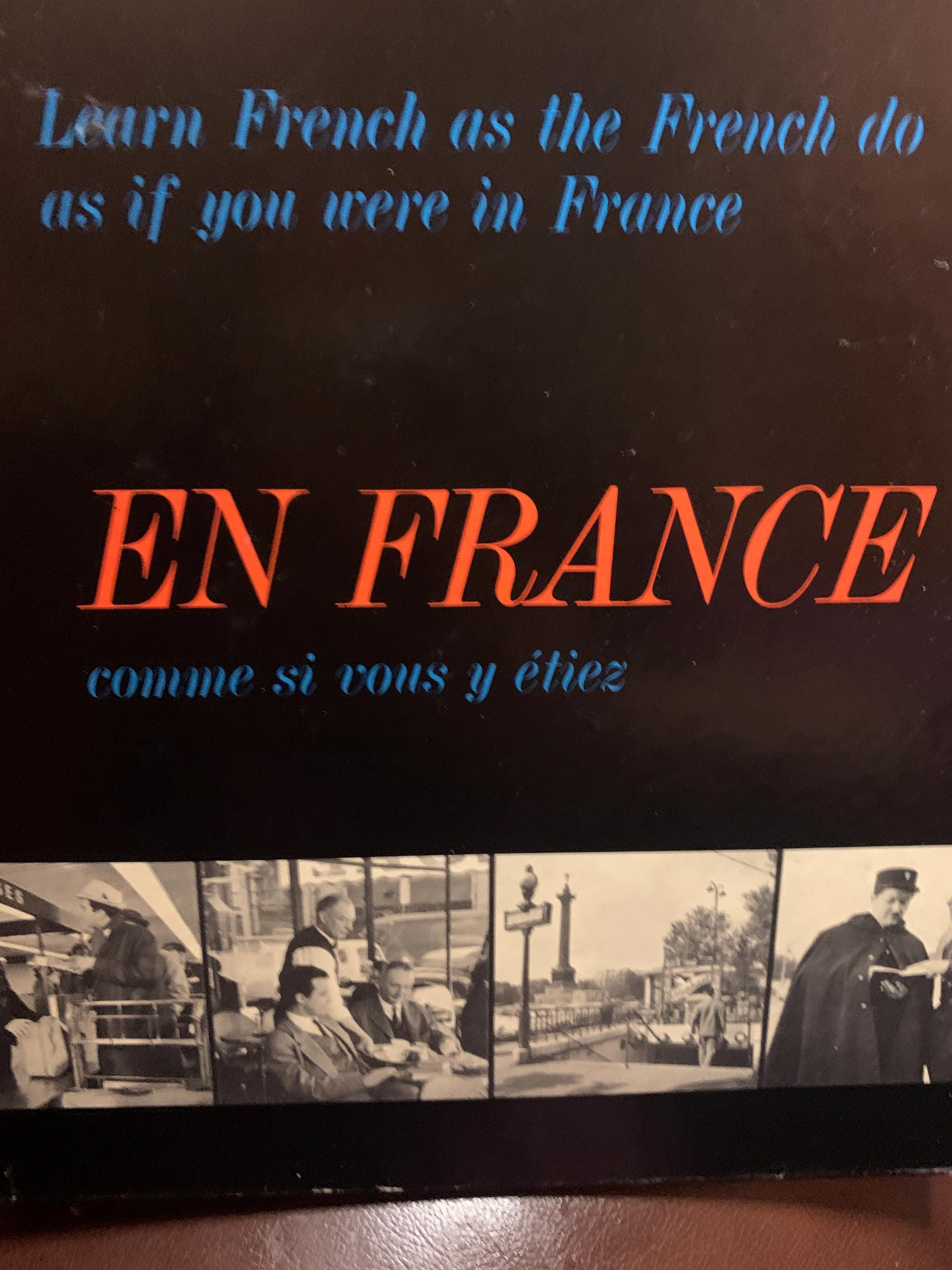Learn French, En France Comme Si Vous Y Etiez 1963 Hachette, Learn
