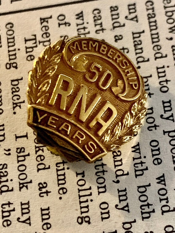 RNA 50-Year Membership Pin, Royal Neighbors of Ame