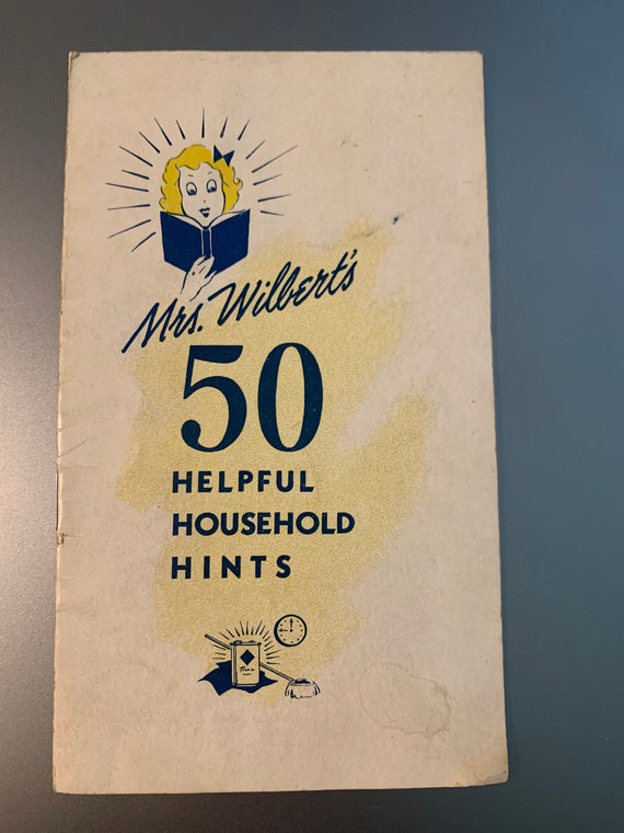 Mrs. Wilbert's 50 Helpful Household Hints, Wilbert's Floor Wax, 1930s, NBC Radio
