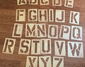 Vintage Alphabet Number 5 quot Stencil Set by Duro from Chicago, Illinois
