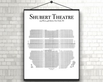 Broadway Seating Chart - Etsy