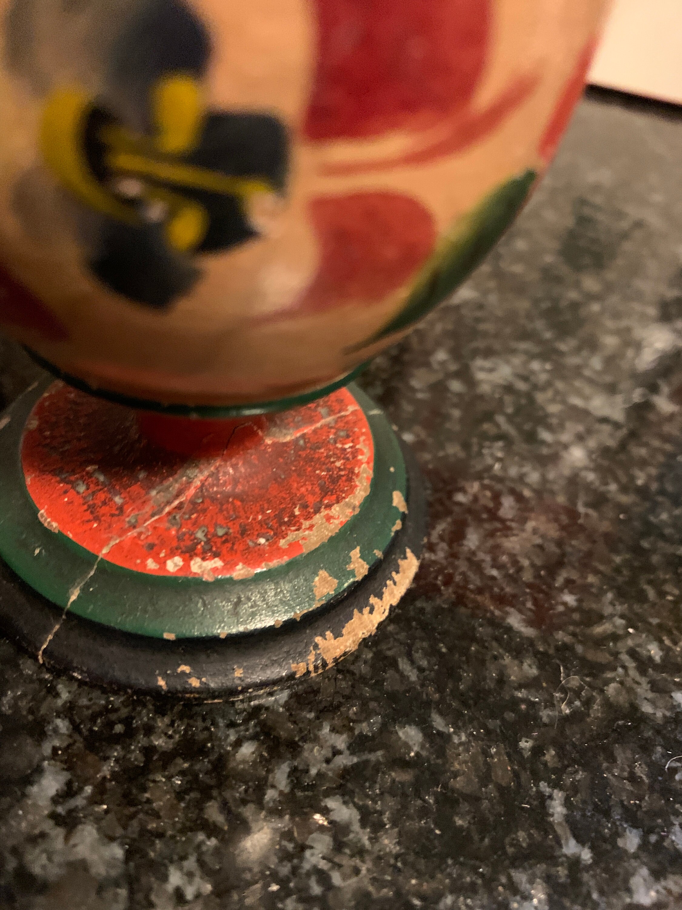 Lehnware Saffron Cup, Joseph Lehn, American Folk Art