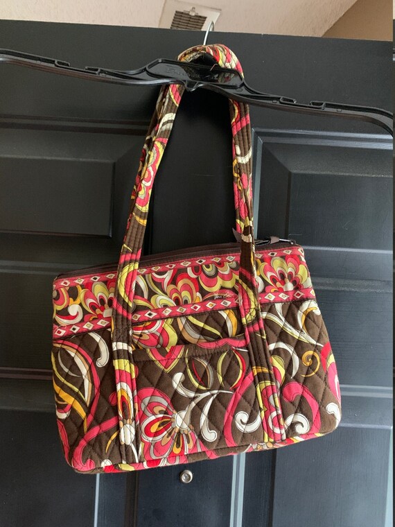 Vera Bradley Puccini Red Small Tote Zip