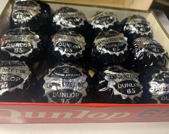 Perfect Gift for Golfer, Box of Dunlop 65 Large Size 1-68, 12 Golf Balls in Original Wrappers, 3 sets 1-4, Great Britain