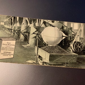Hershey Chocolate Postcard, Our Cocoa Roasters