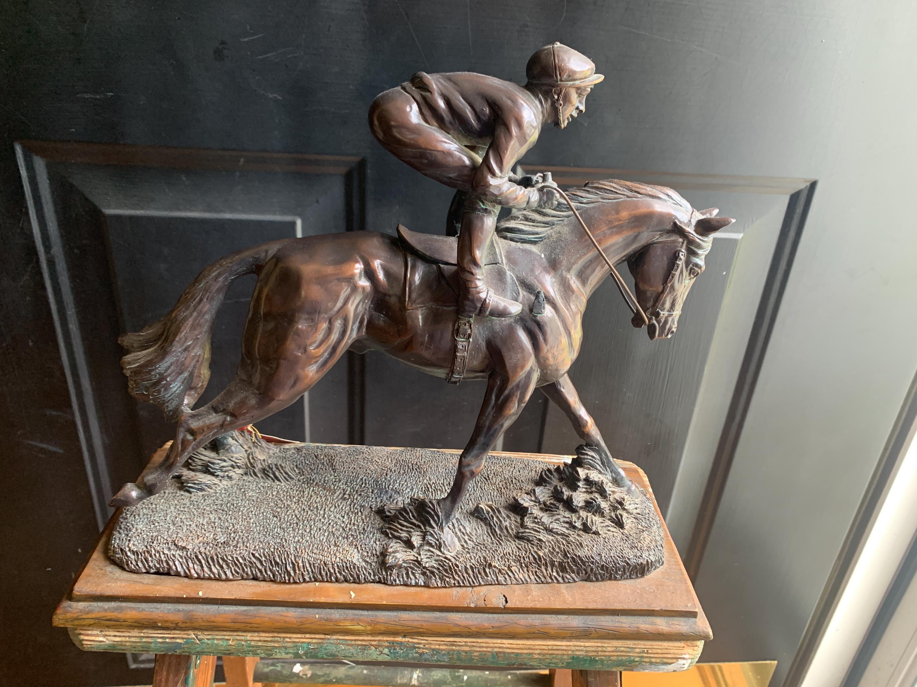 Race Horse Figurine - Etsy