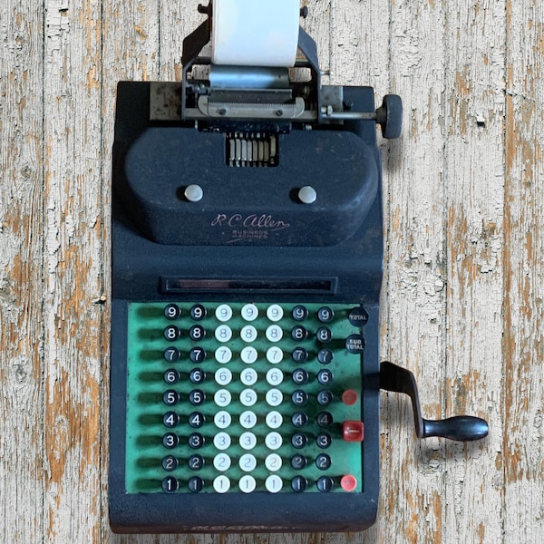 Antique Adding Machine - Etsy