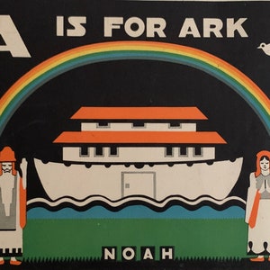 RARE Alphabet Book for Children, Art Deco, 1932, Nursery Decor, Illustrated, Children&#39;s Book