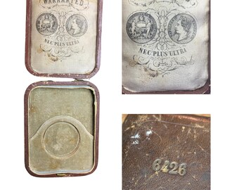 Antique Presentation Box, 1867 Paris Universal Exposition, Pocket Watch, Commemorative Medal