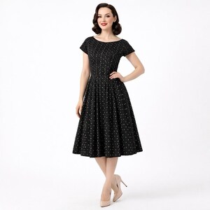 short rockabilly dresses Vintage Military Mini Dress: Rockabilly Pin-up Style