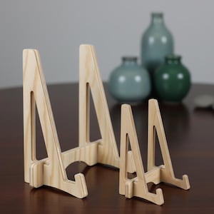 Steckbarer Aufsteller für Karten & Schilder – stabil platzsparend minimalistisch, sicherer Halt für Deko, schlichter Kartenhalter Geschenke