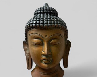 Brass Buddha Idol Wall Hanging Show Piece  Sculpture