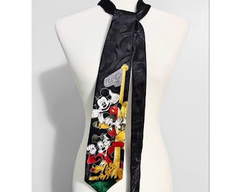 Disney Vintage Retro Mickey Mouse Gang Tie