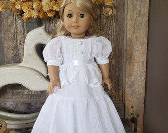 OOAK Handcrafted 2pc Sunday Best Flowergirl Party Dress Designed to Fit 18" American Girl Doll