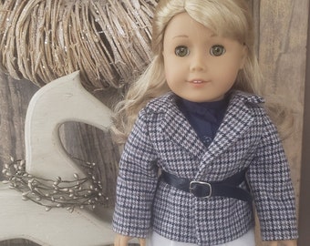 OOAK Handcrafted 4pc Suit Designed to Fit American Girl