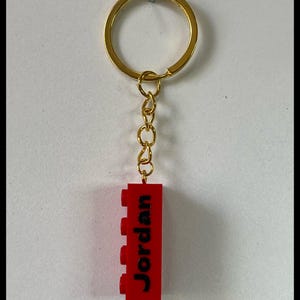 PERSONALISED LEGO® 2x4 Brick Keychain