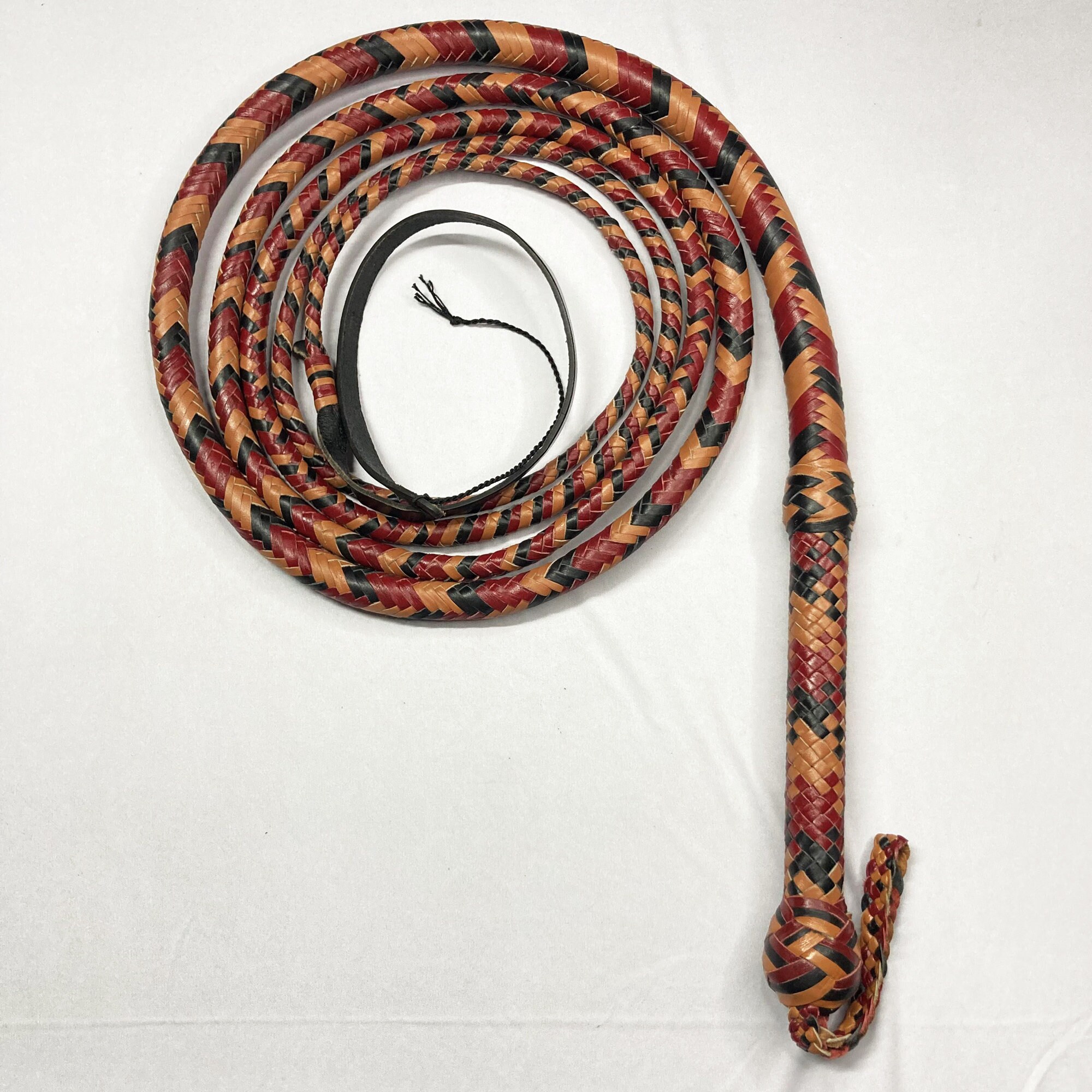 Australian Bull Whip (Australian Twin-Colour Whip with Turks