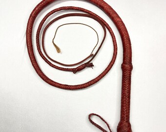 ハンドメイドのカンガルーレザー製ブルウィップ：インディ・ジョーンズ