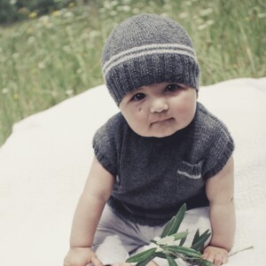 Emmerson Vest and Hat - Baby Cakes by lisaFdesign - Download Now - Pattern PDF