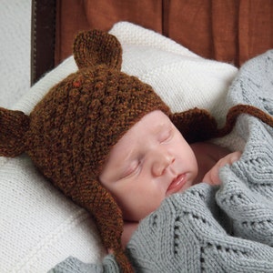 Little Bear Hat Baby Cakes by lisaFdesign Download Now Pattern PDF image 1