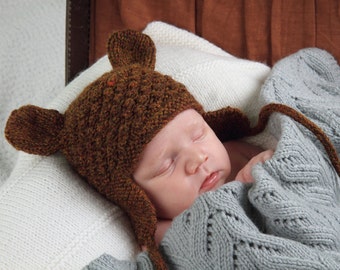 Little Bear Hat - Baby Cakes by lisaFdesign - Download Now - Pattern PDF