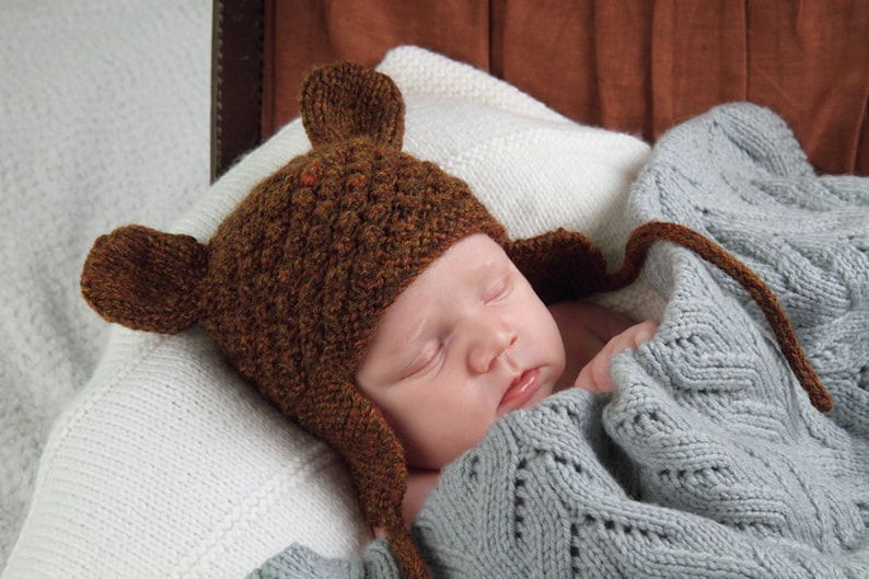 Little Bear Hat Baby Cakes by lisaFdesign Download Now Pattern PDF image 1