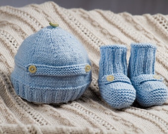 Walker Hat and Boots - Baby Cakes by lisaFdesign -  Download Now - Pattern PDF