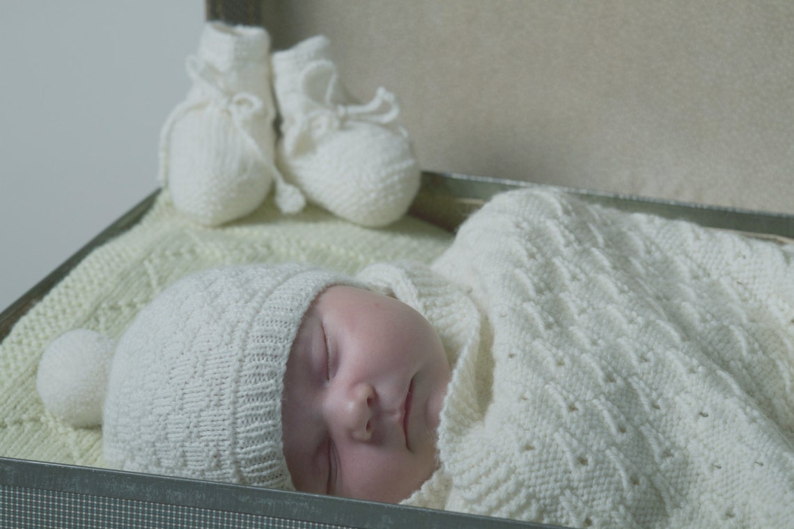 Sugar Plum Baby Hat and Booties Baby Cakes by Lisafdesign Download Now