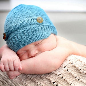 Baby Newsboy Hat Baby Cakes by lisaFdesign Download Now Pattern PDF image 1