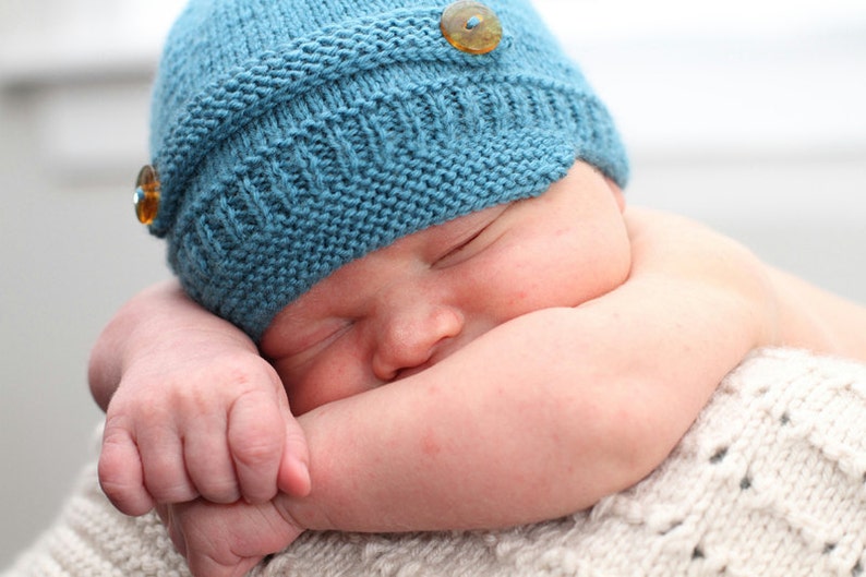 Baby Newsboy Hat Baby Cakes by lisaFdesign Download Now Pattern PDF image 3