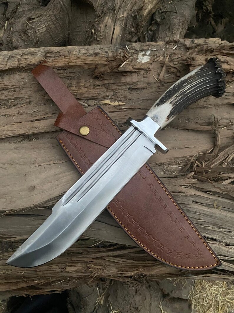Heritage Bowie Knife - Artisan Crafted D2 Steel Blade main image 1