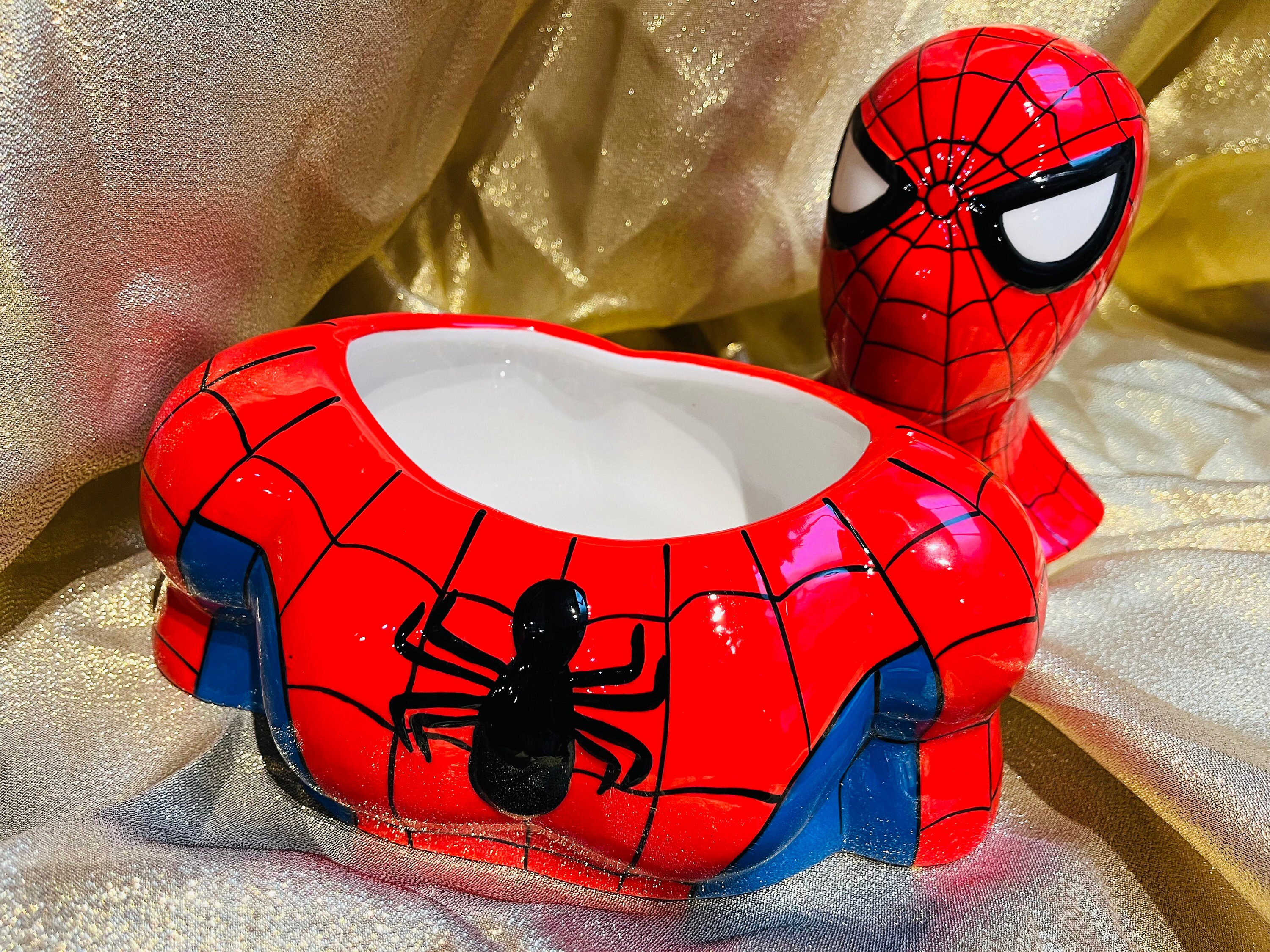 SPIDER-MAN Sculpted Ceramic Cookie Jar by Bioworld - Etsy