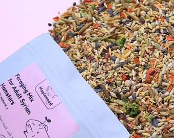 Syrian Hamster Forage Mix | 100% Healthy, all-natural ingredients