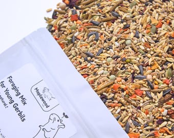 Mezcla de forraje para jerbos / Ingredientes 100 % naturales y saludables
