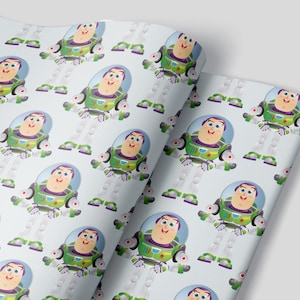 Buzz Lightyear inpakpapiervellen - set van 3 vellen - Disney Buzz Lightyear Space Ranger Star Command Lightyear Movie Space Movie Toy Story