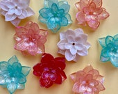 10 Large Lucite bead Mix