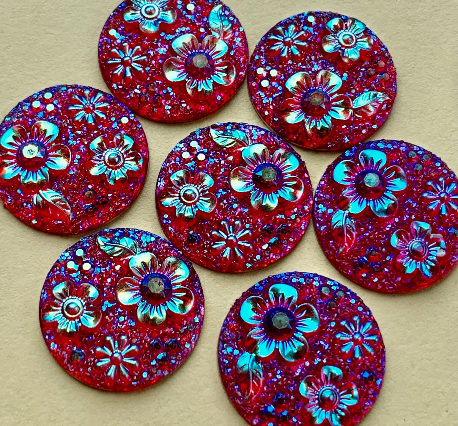 WHOLESALE 16mm Glass Cabochons - Set of 80 Galaxy Flat Back charms gem –  Swoon & Shimmer