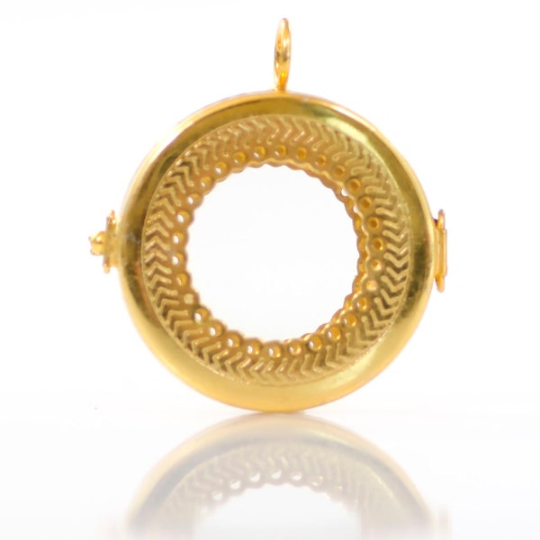 Shadow Box Locket Etsy