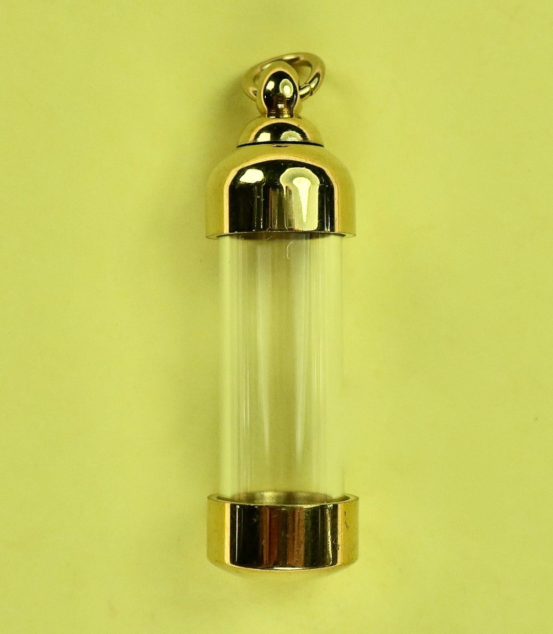 DIY Empty Clear Glass Vial Pendant Gem Wish Bottle Image Wish Ashes