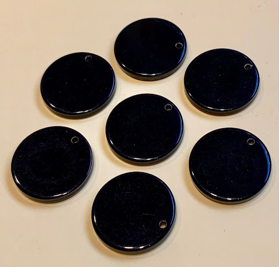 Flat disc beads center hole discount