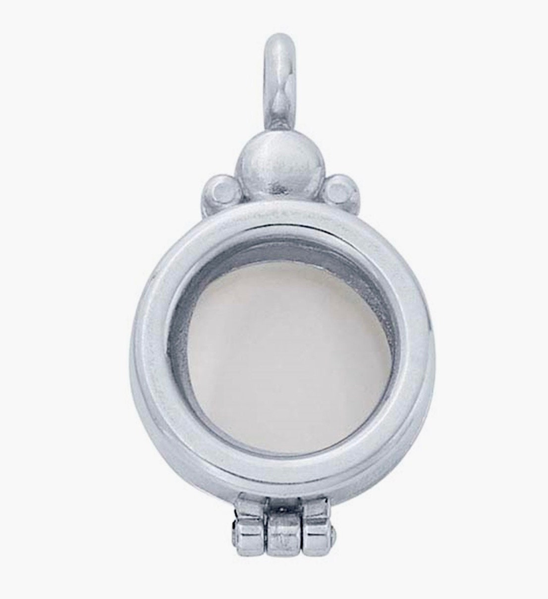 Floating glass deals locket